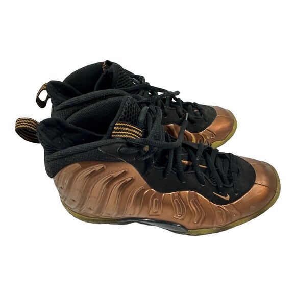 Nike Air Foamposite Little Posite One Copper Sneakers 644791-004 Size 5Y *Worn* - Picture 4 of 8